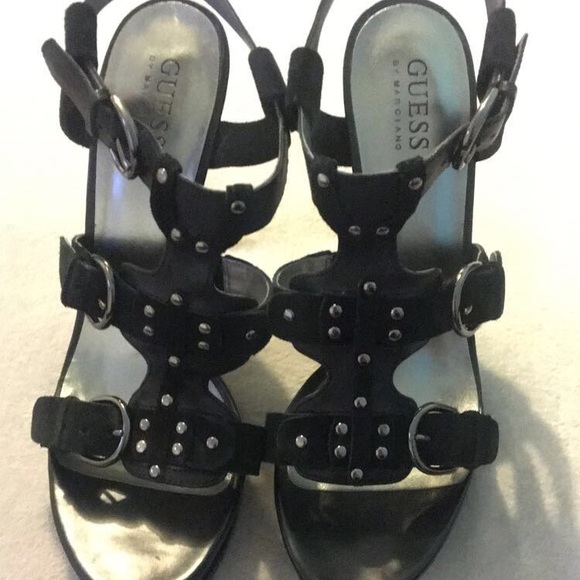 Black Guess Heels - Picture 4 of 5